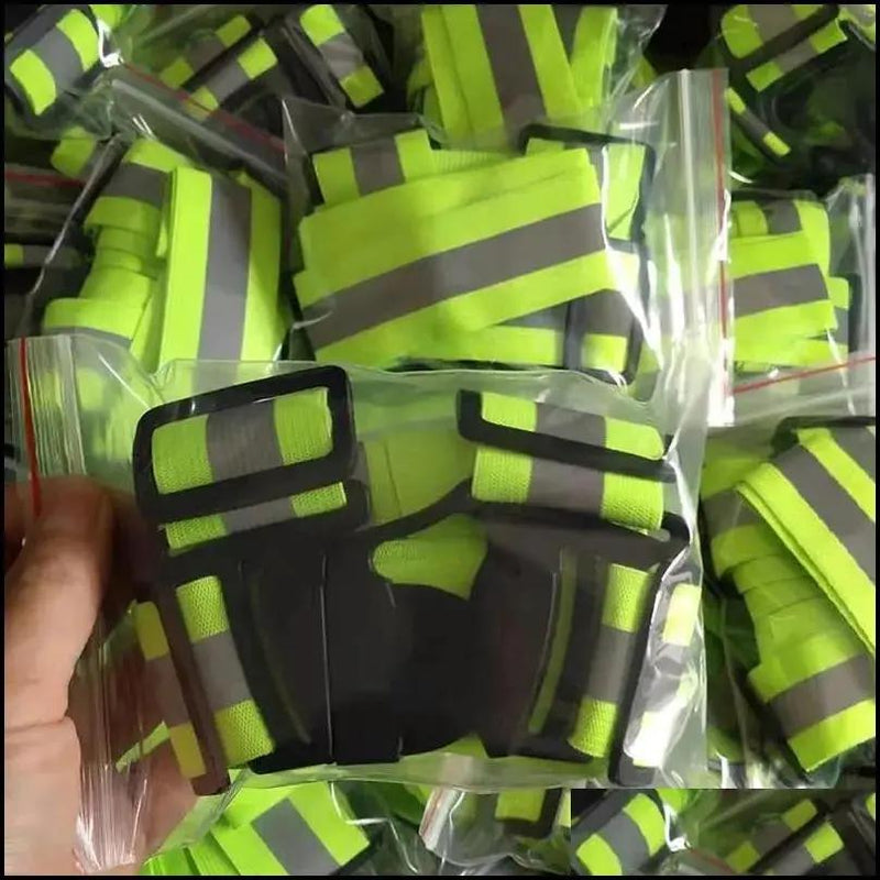 High Visibility Day And Night Adjustable Elastic Strip Safety Gear – view 3