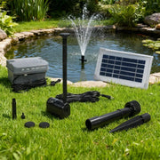 salelink.co.nz Unbranded Solar Fountain Pump with Backup Battery Solar Fountain Pump with Backup Battery | Action Outdoors NZ