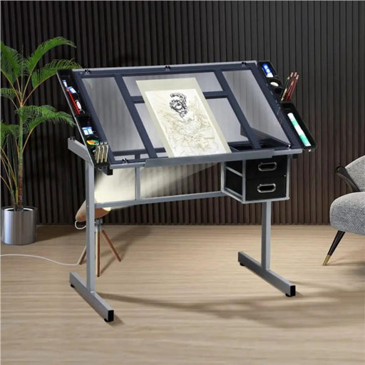 Yaheetech Adjustable Drafting Drawing Craft Table Adjustable Drafting Drawing Craft Table