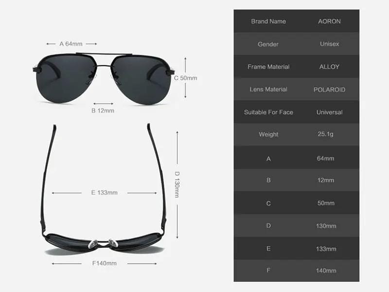 HD Polarized Lens Sunglasses Anti-Blue Ray Hydrophobic – view 3