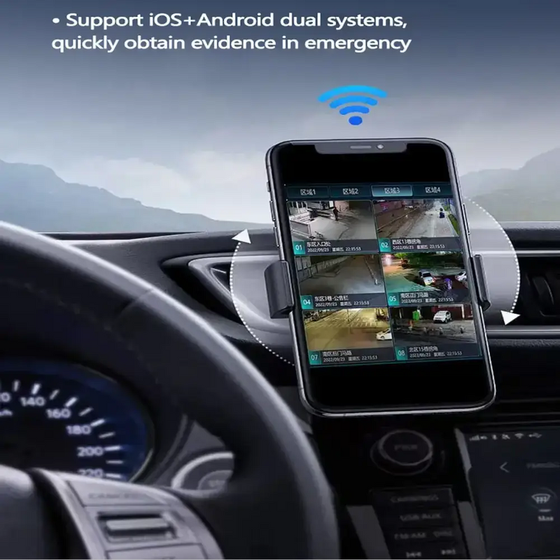 360° Dash Cam with WiFi & 24H Parking Mode (available in different storage capacity) – view 9