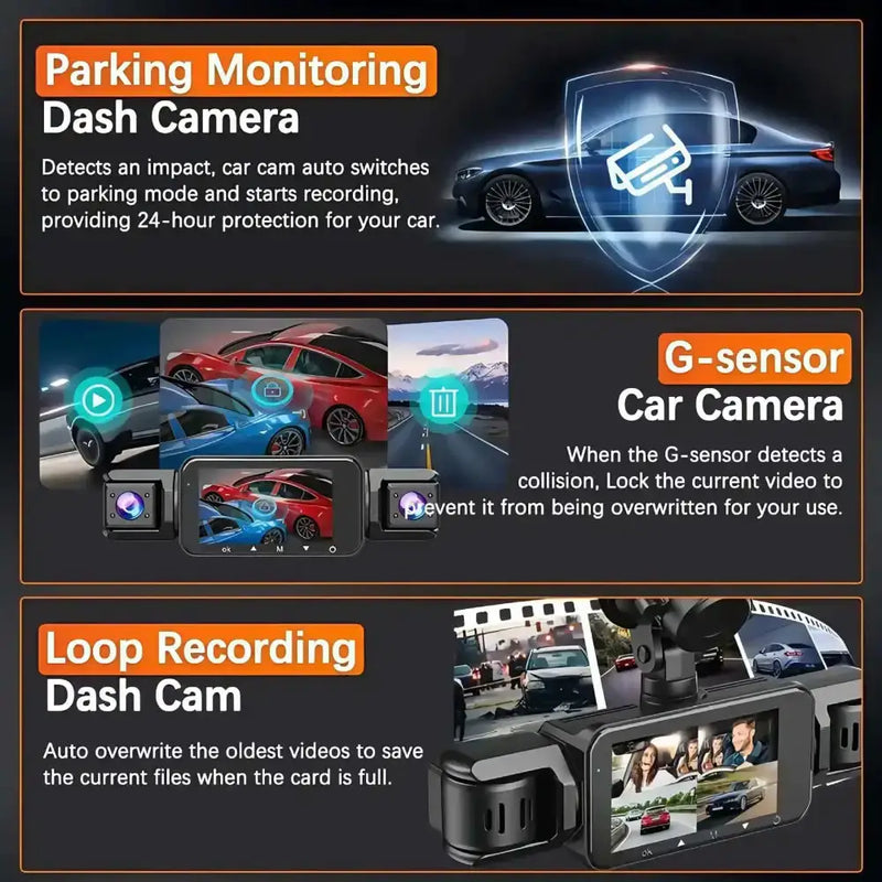 360° Dash Cam with WiFi & 24H Parking Mode (available in different storage capacity) – view 7