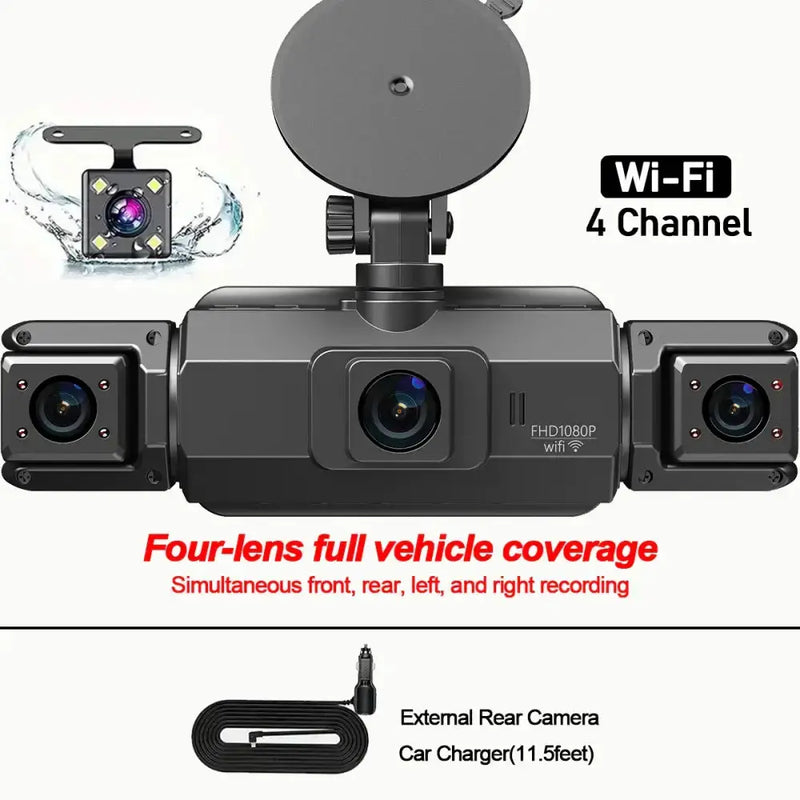 360° Dash Cam with WiFi & 24H Parking Mode (available in different storage capacity) – view 20