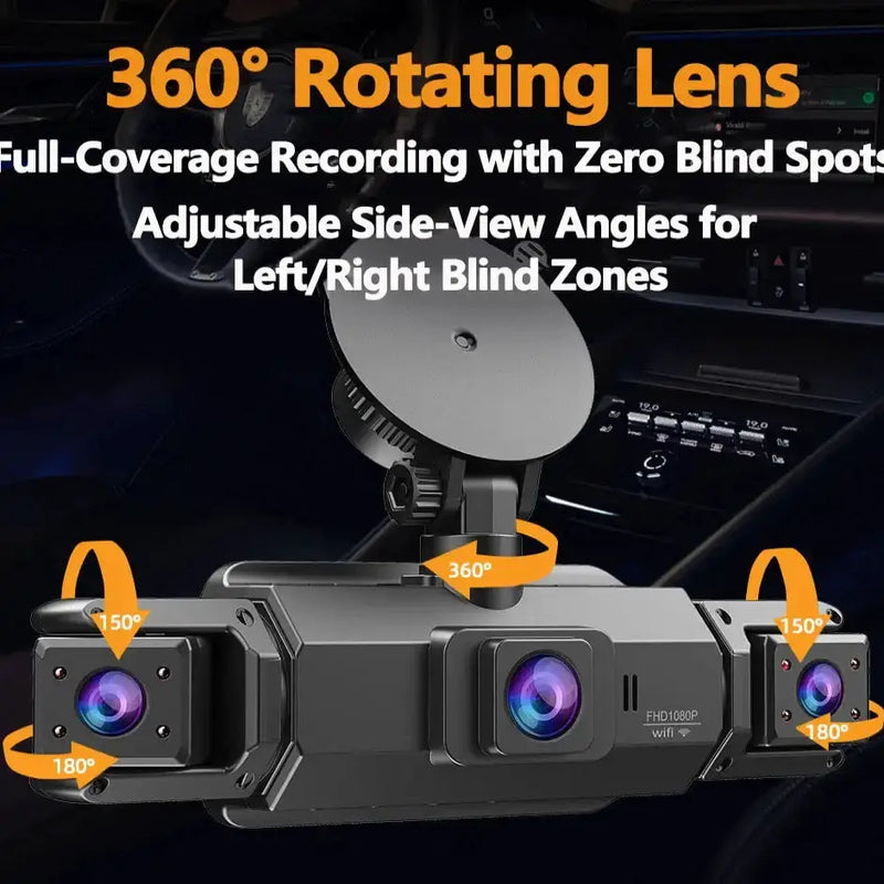 360° Dash Cam with WiFi & 24H Parking Mode (available in different storage capacity) – view 4