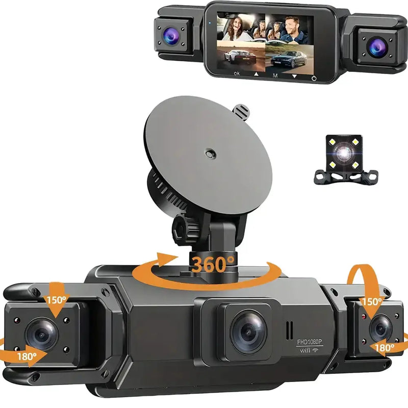 360° Dash Cam with WiFi & 24H Parking Mode (available in different storage capacity) – view 2