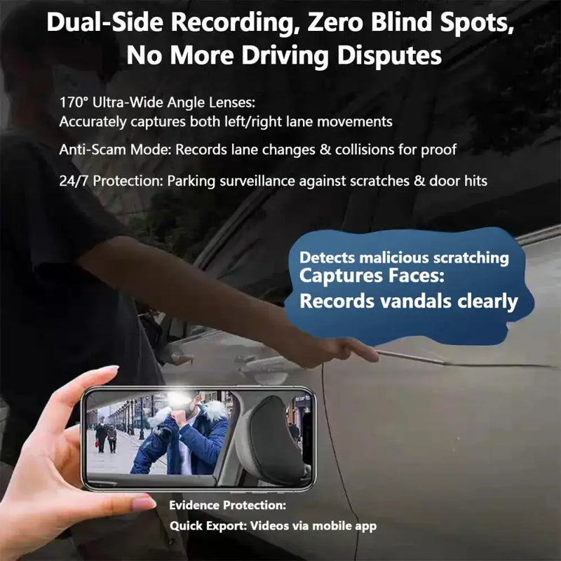 360° Dash Cam with WiFi & 24H Parking Mode (available in different storage capacity) – view 6