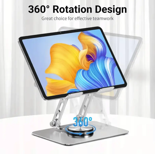 Adjustable 360 Degree Rotating Foldable Laptop Stand with Cooling Mount – view 2