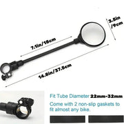 Habicare SS 360° Rotatable Bicycle Handlebar Mirror 360° Rotatable Bicycle Handlebar Mirror