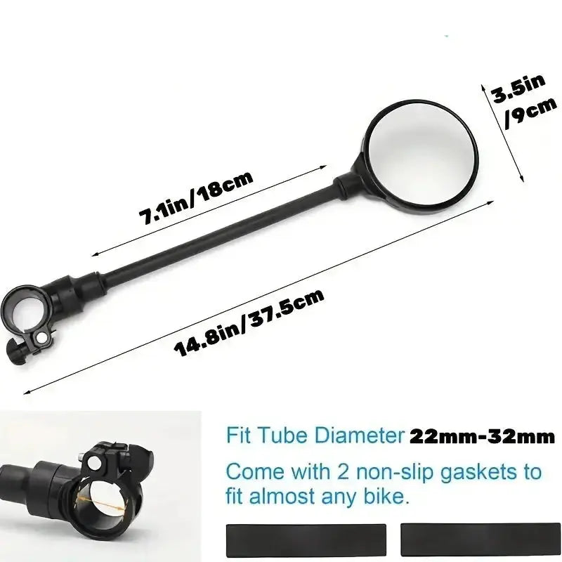 Habicare SS 360° Rotatable Bicycle Handlebar Mirror 360° Rotatable Bicycle Handlebar Mirror