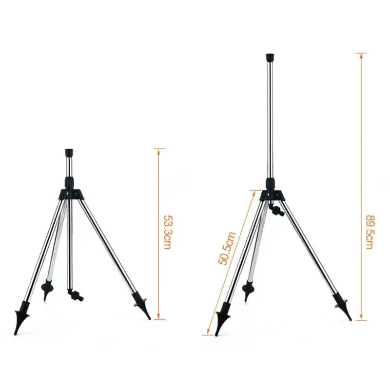 360° Rotating Garden Sprinkler with Tripod Irrigation Stand – view 4