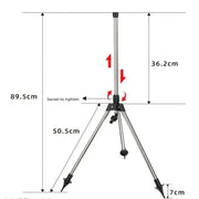 360° Rotating Garden Sprinkler with Tripod Irrigation Stand – view 6