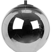Modern Hanging Lamp Ceiling Light Roung Grey Glass Lampshade – view 2