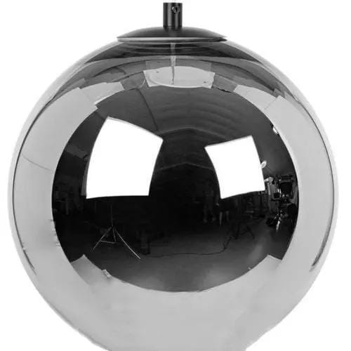 Modern Hanging Lamp Ceiling Light Roung Grey Glass Lampshade – view 2