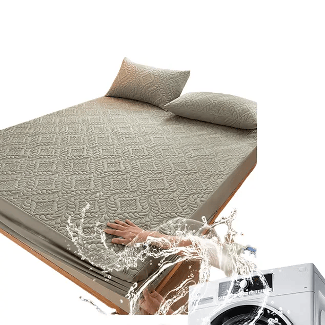 Waterproof Mattress Protector Grey 1.98x2.03m (GZJ2978发GZJ2976) – view 1