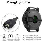 salelink.co.nz Unbranded Garmin Charger Cable Garmin Watch Charger Cable USB A to Garmin Dock 1m