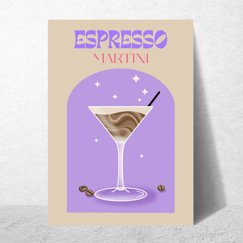 Blank Wall Print Shop Print Material Espresso Martini Espresso Martini