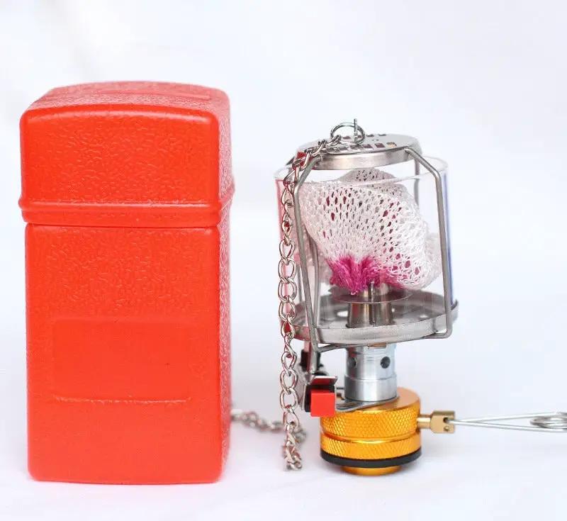 Mead's Supply & Equipment Outfitters limited Camping Lighting Portable Gas Camping Lantern With Copper And Steel Electronic Ignition Portable Copper and Steel Gas Camping Lantern