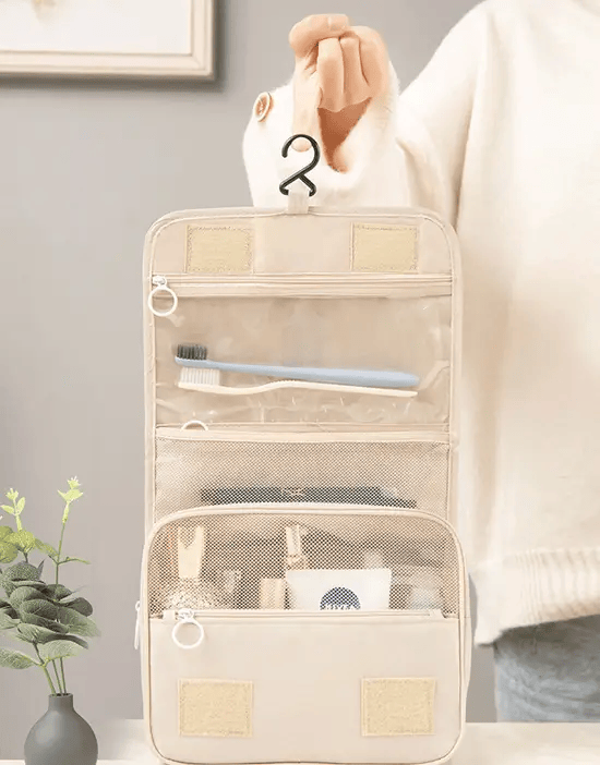 ECOTREK Travel Accessories Ecotrek Dustproof Hanging Toiletry Bag with Waterproof Compartments ZH6013 Ecotrek Dustproof Hanging Toiletry Bag with Waterproof Compartments ZH6013
