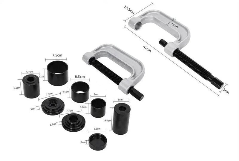 10pc Ball Joint Service Kit Remover Separator Adaptor 4x4 Garage Tool Car Van – view 4