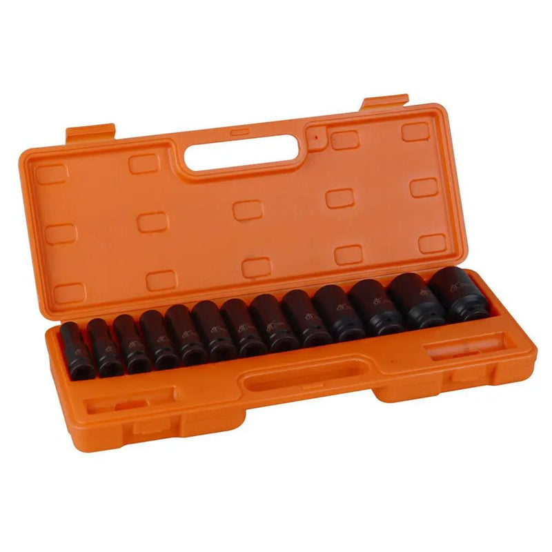 13pcs 10-32mm 1/2" Metric Impact Deep Socket Set Drive Air Garage – view 1