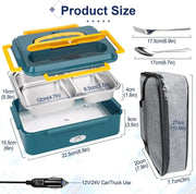 salelink.co.nz Unbranded Electric Heated Lunch Box Electric Heated Lunch Box (PR7077) | Action Outdoors NZ