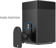 salelink.co.nz Unbranded 2pcs Universal Speaker Mount 2 Pack Universal Speaker Wall Mount Swivel Tilt