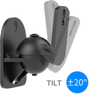 salelink.co.nz Unbranded 2pcs Universal Speaker Mount 2 Pack Universal Speaker Wall Mount Swivel Tilt