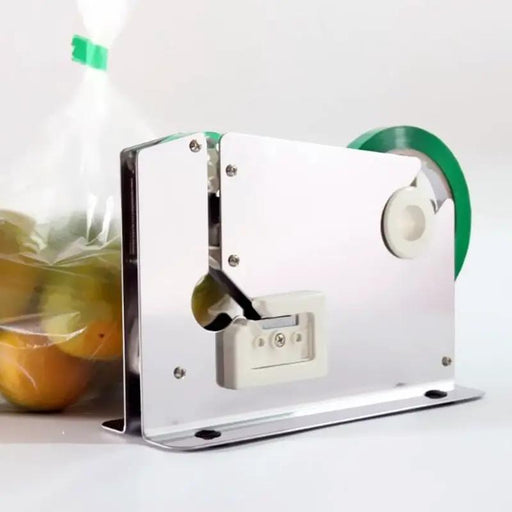 dealonline.co.nz dealonlinenz Stainless Steel Tape Bag Sealer with Bag Trimmer Stainless Steel Bag Sealer With Tape Dispenser