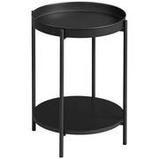 The Shopsite bedside table VASAGLE Bed Side Tables End Table Black VASAGLE Bed Side Tables End Table Black