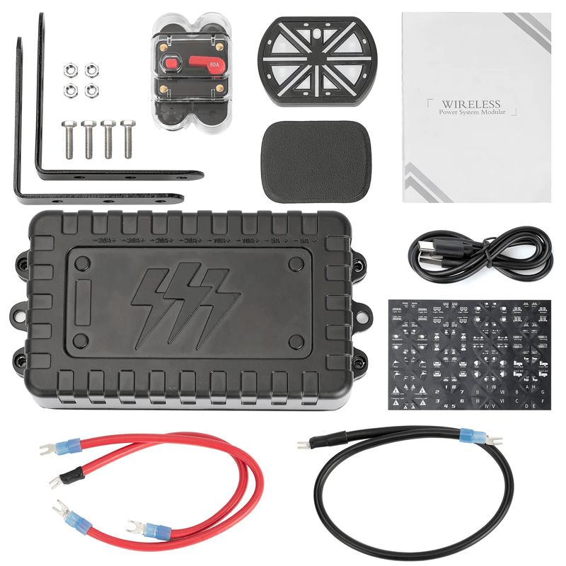 salelink.co.nz Unbranded 8 Gang LED Switch Panel Kit 8 Gang LED Switch Panel Kit | Action Outdoors NZ