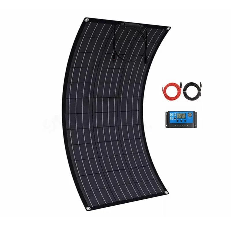 120W Flexible Solar Panel +30A CONTROLLER+10M Cable