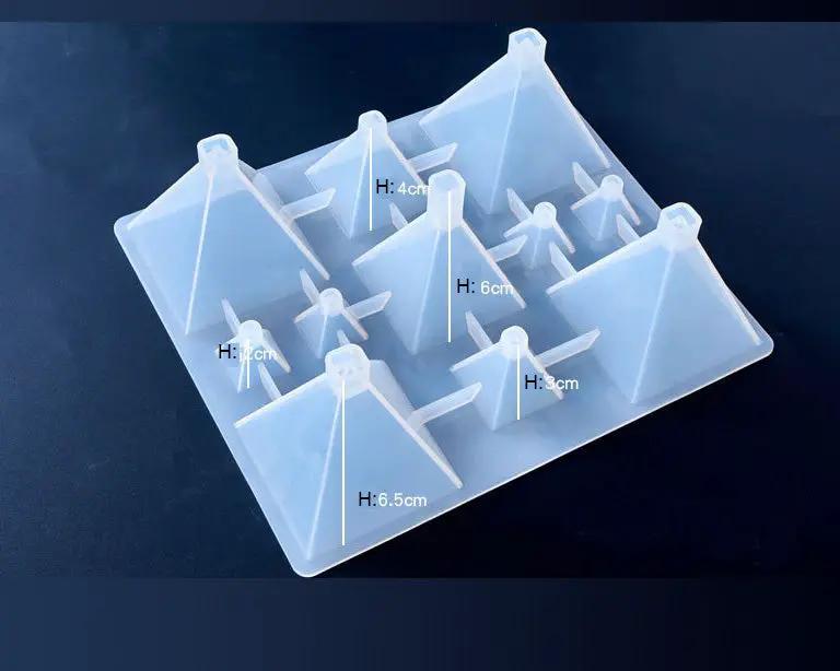 Resin Art NZ Moulds 11 Pieces Pyramids Moulds Combo 11 Pieces Pyramids Moulds Combo | NZ