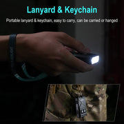 BORUIT EV15 Mini Light Rechargeable Torch EDC Work Lamp Keychain LED Flashlight – view 3