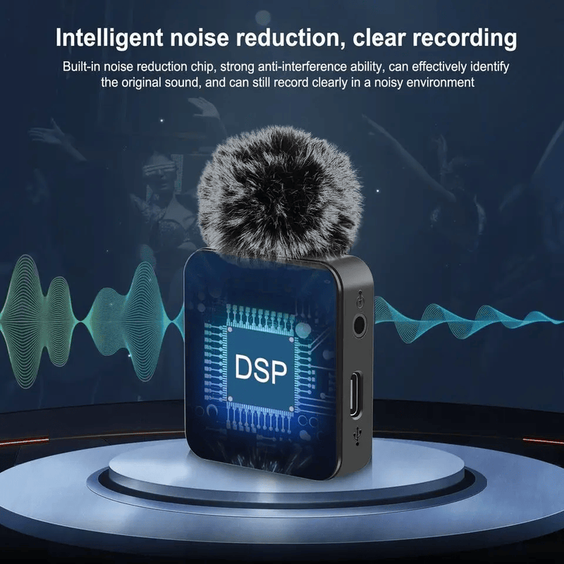 salelink.co.nz Unbranded Wireless Lavalier Microphone (LM1753) Wireless Lavalier Microphone (LM1753) | Action Outdoors NZ