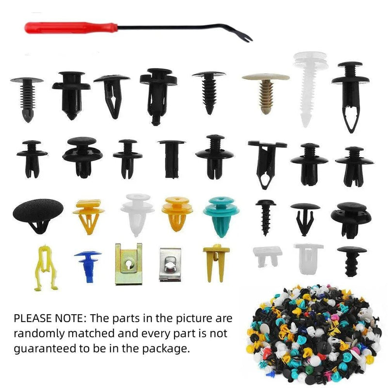 salelink.co.nz Unbranded 500PCS Car Body Trim Clips 500PCS Car Body Trim Clips | Action Outdoors NZ