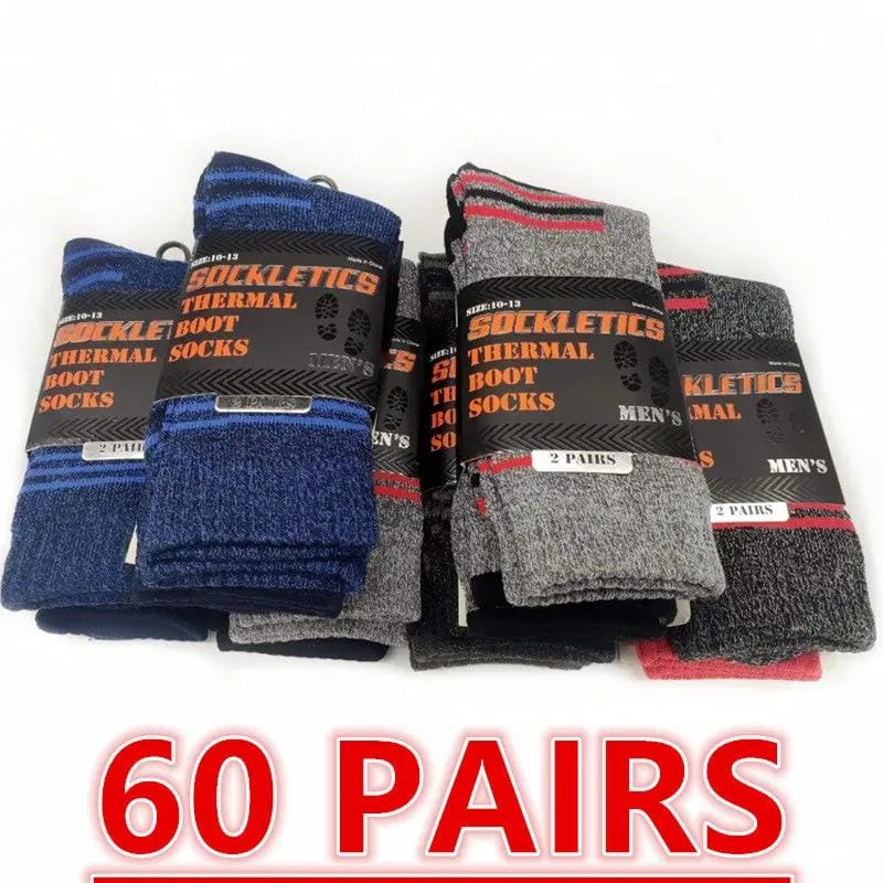 dealonline.co.nz dealonlinenz (60 Pairs) Thermal Crew/Work Socks  Boot Socks (60 Pairs) Thermal Crew/Work Socks  Boot Socks