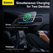 salelink.co.nz Baseus 40W Car Magnetic Wireless Charger 40W Car Magnetic Wireless Charger | Action Outdoors NZ