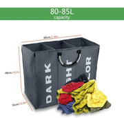 salelink.co.nz Unbranded 3 Sections Laundry Bag 3 Sections Laundry Bag | Action Outdoors NZ