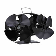 Two Heads Stove Fan Wood Log Burner Fireplace – view 2
