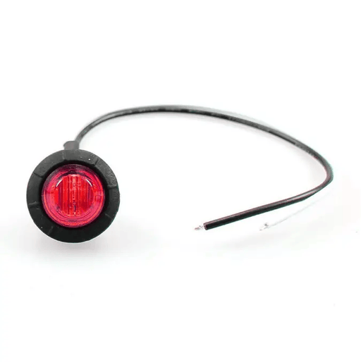 10X Round Marker Lights Red LED Truck Trailer Side Clearance Indicators Light – view 2