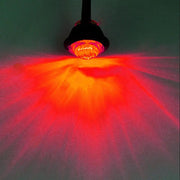 10X Round Marker Lights Red LED Truck Trailer Side Clearance Indicators Light – view 3