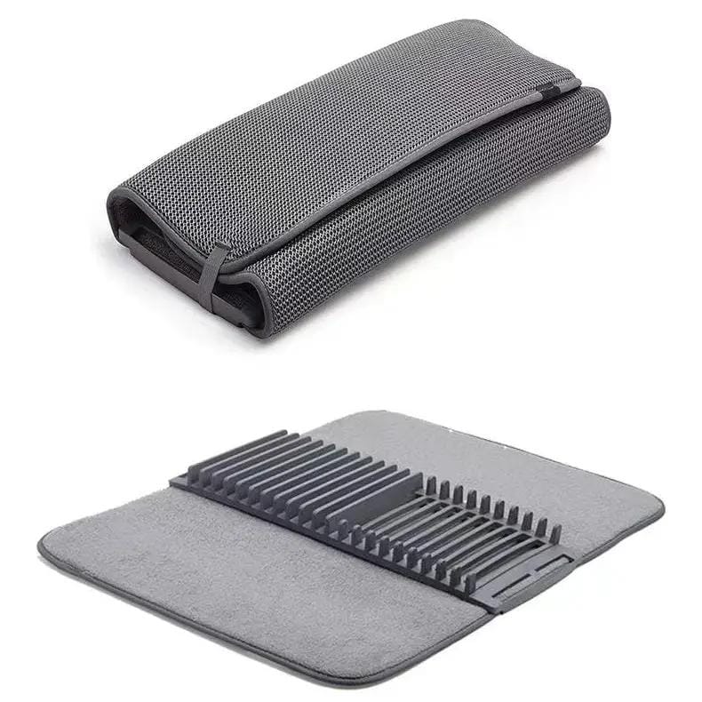 salelink.co.nz Unbranded Dish Drying Rack & Mat Dish Drying Rack & Mat | Action Outdoors NZ