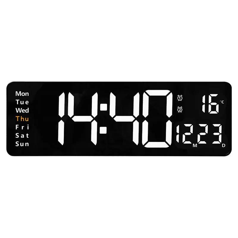 salelink.co.nz Unbranded 38.7cm Digital Wall Clock 38.7cm Digital Wall Clock (GZJ2489) | Action Outdoors NZ
