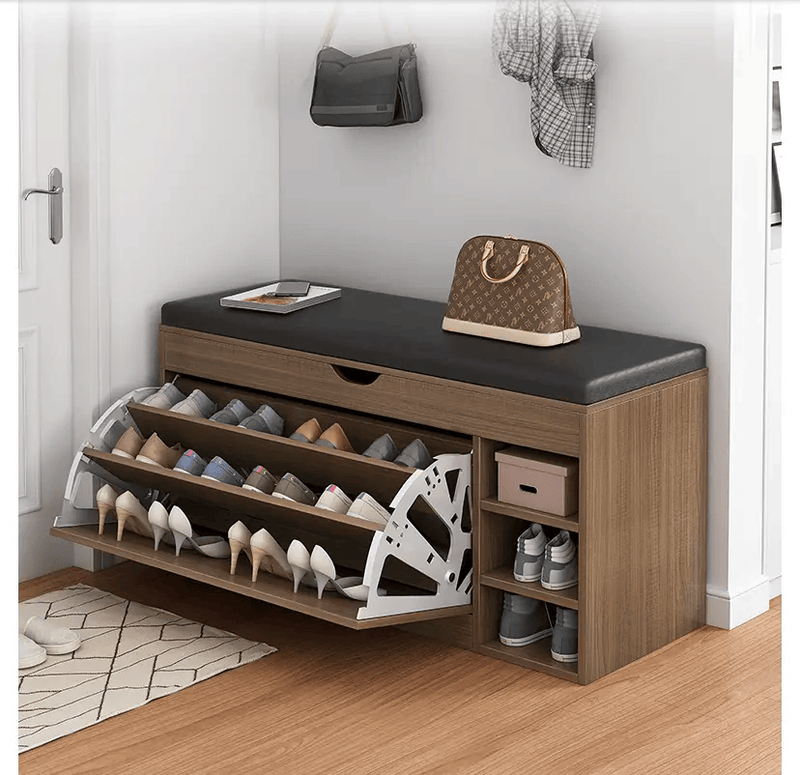 salelink.co.nz Unbranded Shoe Storage Bench Black Shoe Storage Bench Black | Action Outdoors NZ