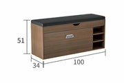 salelink.co.nz Unbranded Shoe Storage Bench Black Shoe Storage Bench Black | Action Outdoors NZ