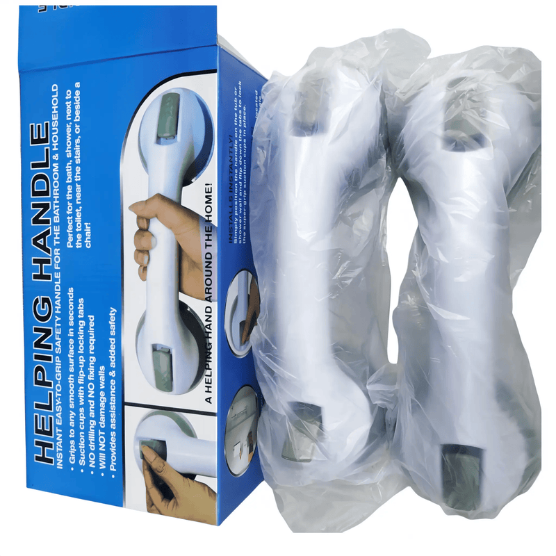 salelink.co.nz Unbranded 2Pcs Bathroom Grab Bars Shower Handles 2 Pack Shower Grab Bars With Twin Suction