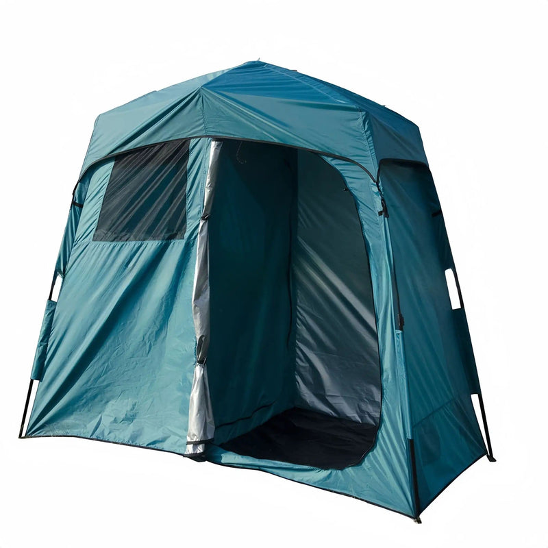 salelink.co.nz Unbranded Double-Room Camping Shower Toilet Tent Double-Room Camping Shower Toilet Tent | Action Outdoors NZ