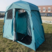 salelink.co.nz Unbranded Double-Room Camping Shower Toilet Tent Double-Room Camping Shower Toilet Tent | Action Outdoors NZ