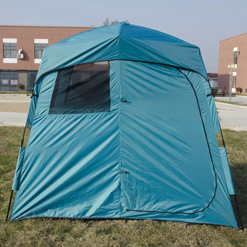 salelink.co.nz Unbranded Double-Room Camping Shower Toilet Tent Double-Room Camping Shower Toilet Tent | Action Outdoors NZ