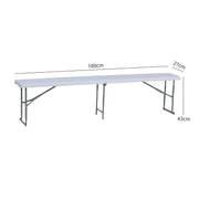 salelink.co.nz Unbranded 1.8m Foldable Camping Bench 1.8m Foldable Camping Bench | Action Outdoors NZ